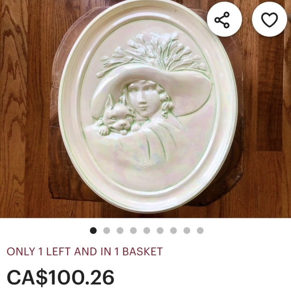 80s Victorian Cameo Wall Hangings - Picture 14 of 14